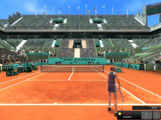 Le tournoi de Rolland Garros dans Empire of Sports