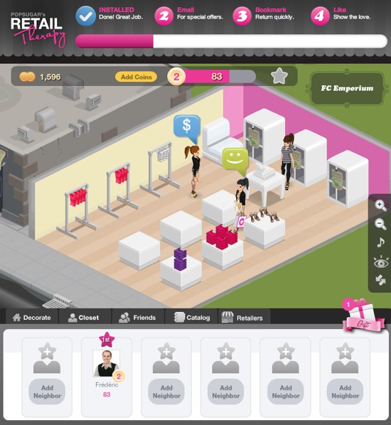 Les premières clientes sont déjà là
